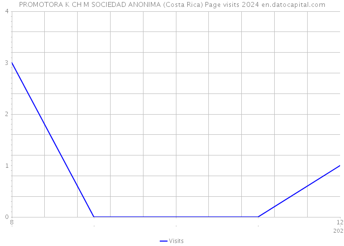 PROMOTORA K CH M SOCIEDAD ANONIMA (Costa Rica) Page visits 2024 