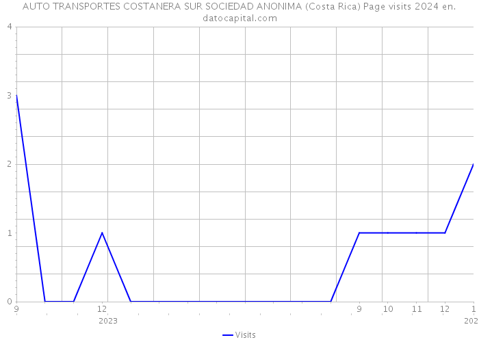 AUTO TRANSPORTES COSTANERA SUR SOCIEDAD ANONIMA (Costa Rica) Page visits 2024 