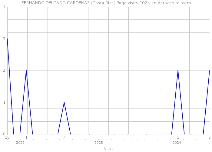 FERNANDO DELGADO CARDENAS (Costa Rica) Page visits 2024 