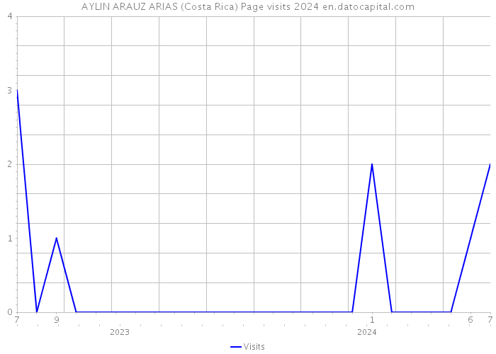 AYLIN ARAUZ ARIAS (Costa Rica) Page visits 2024 