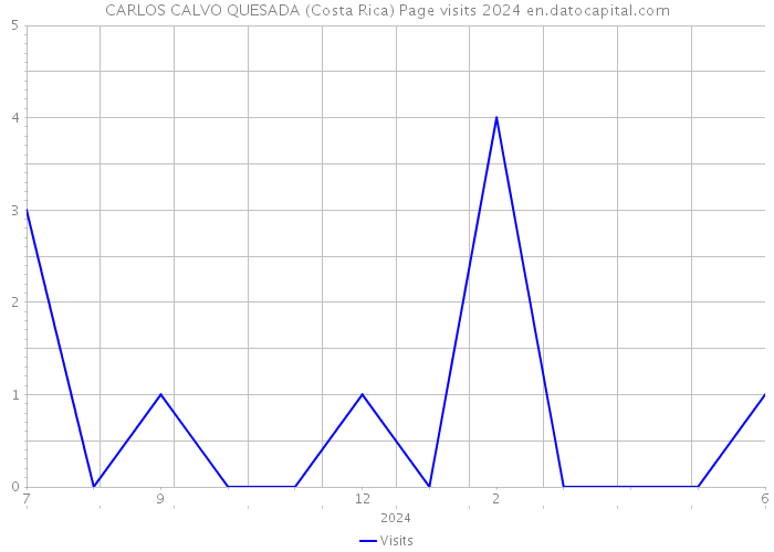 CARLOS CALVO QUESADA (Costa Rica) Page visits 2024 