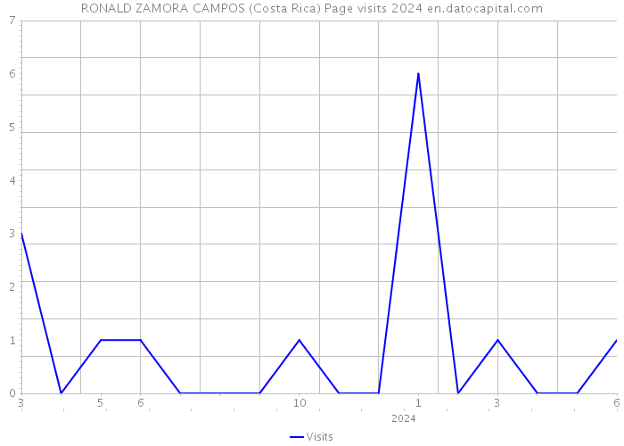 RONALD ZAMORA CAMPOS (Costa Rica) Page visits 2024 