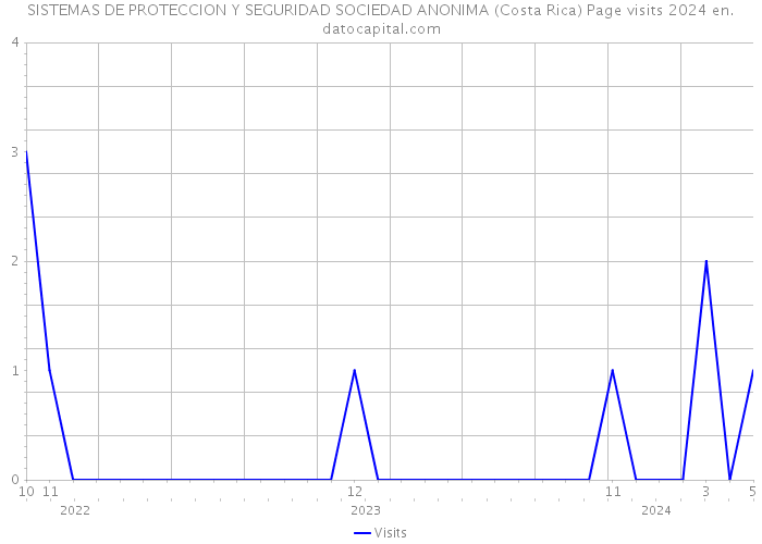 SISTEMAS DE PROTECCION Y SEGURIDAD SOCIEDAD ANONIMA (Costa Rica) Page visits 2024 