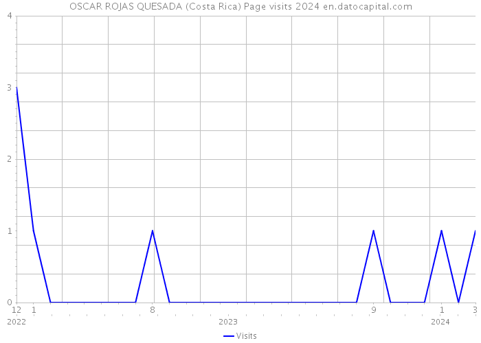 OSCAR ROJAS QUESADA (Costa Rica) Page visits 2024 