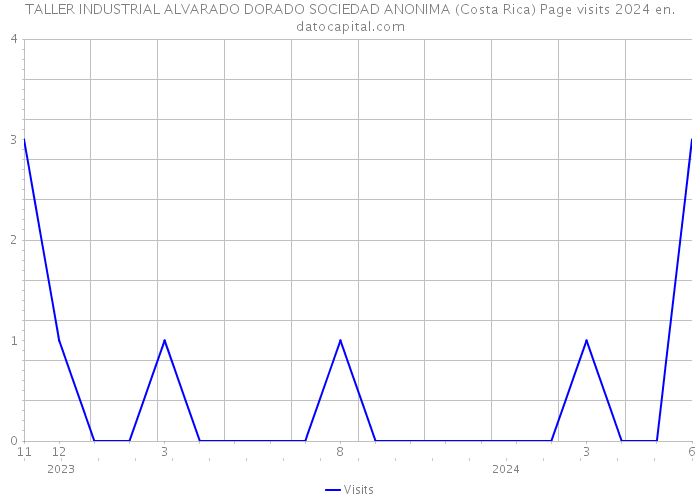 TALLER INDUSTRIAL ALVARADO DORADO SOCIEDAD ANONIMA (Costa Rica) Page visits 2024 