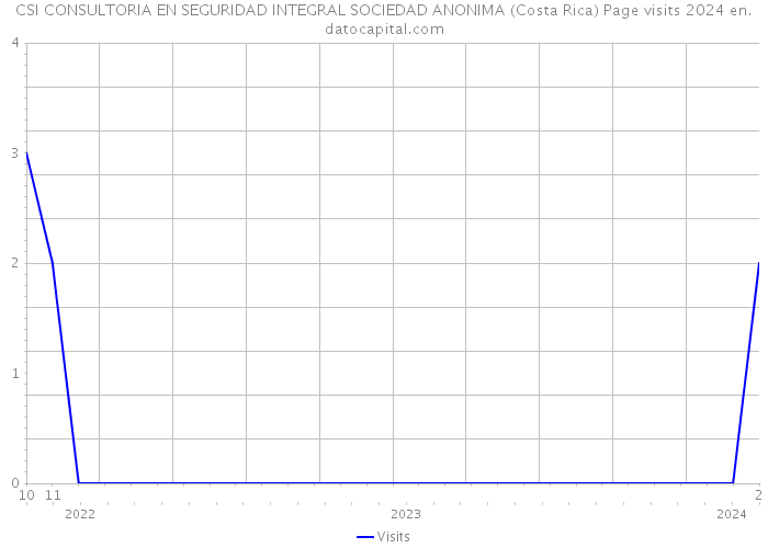 CSI CONSULTORIA EN SEGURIDAD INTEGRAL SOCIEDAD ANONIMA (Costa Rica) Page visits 2024 