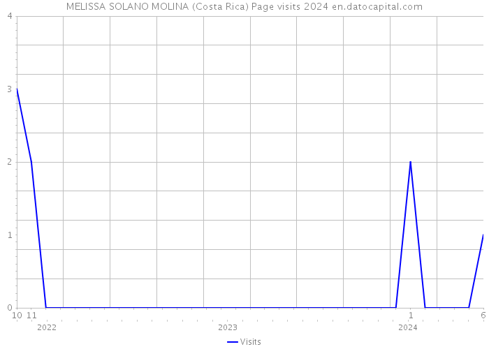 MELISSA SOLANO MOLINA (Costa Rica) Page visits 2024 