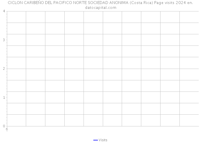 CICLON CARIBEŃO DEL PACIFICO NORTE SOCIEDAD ANONIMA (Costa Rica) Page visits 2024 