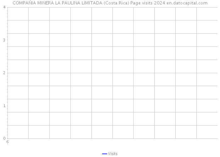 COMPAŃIA MINERA LA PAULINA LIMITADA (Costa Rica) Page visits 2024 