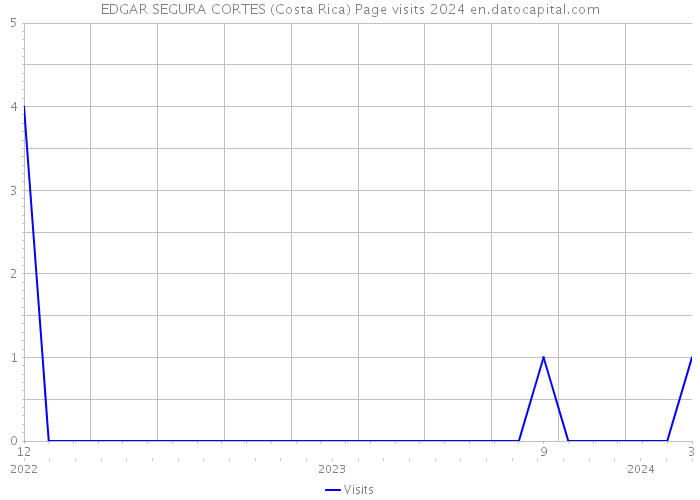 EDGAR SEGURA CORTES (Costa Rica) Page visits 2024 