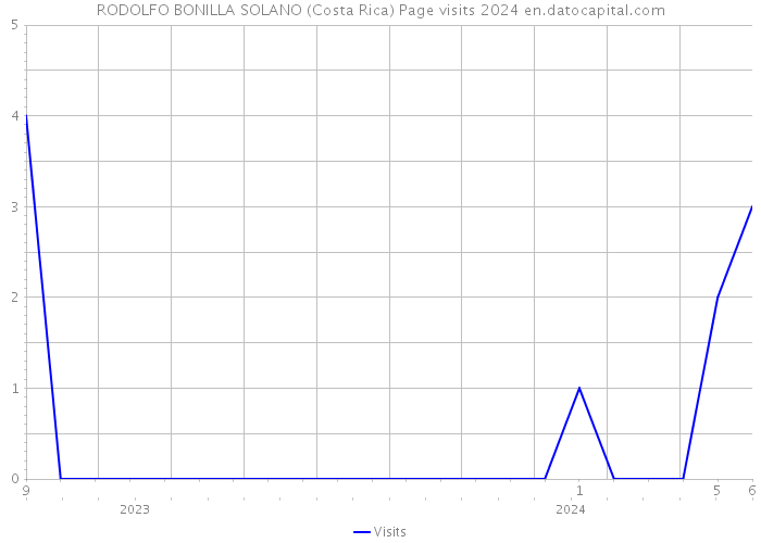 RODOLFO BONILLA SOLANO (Costa Rica) Page visits 2024 