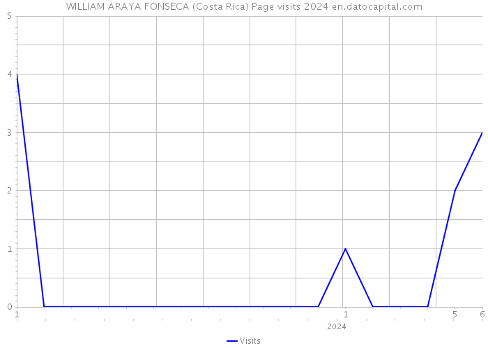 WILLIAM ARAYA FONSECA (Costa Rica) Page visits 2024 