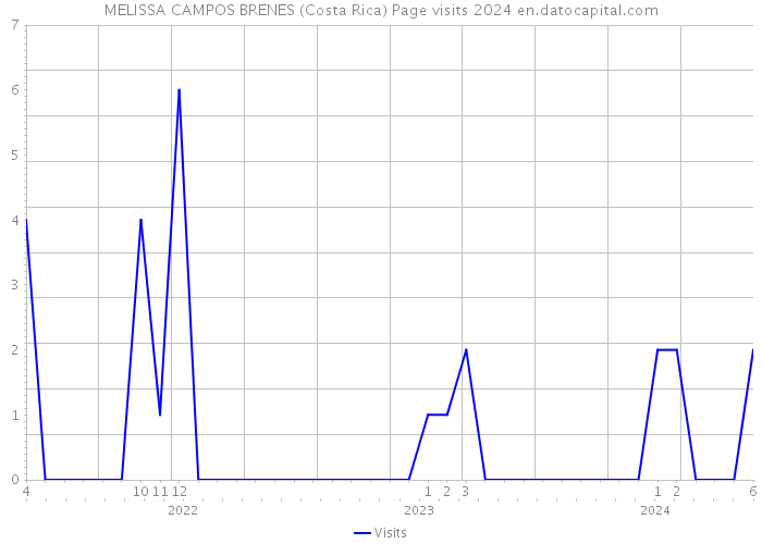 MELISSA CAMPOS BRENES (Costa Rica) Page visits 2024 