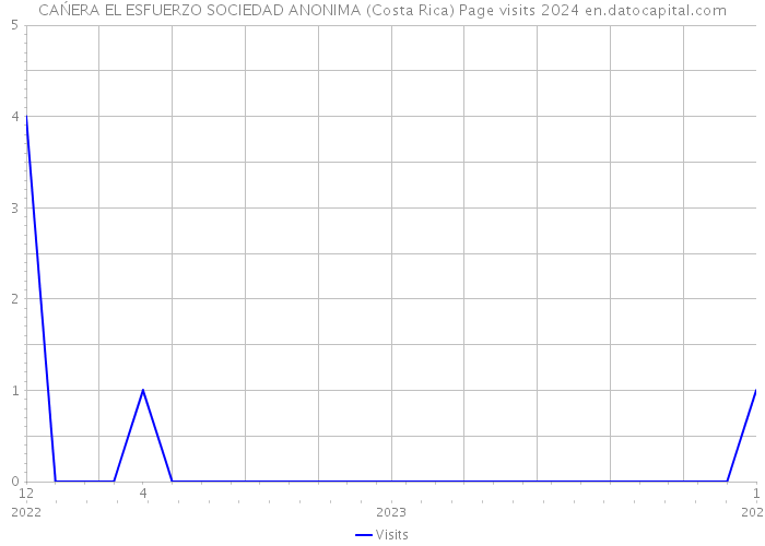 CAŃERA EL ESFUERZO SOCIEDAD ANONIMA (Costa Rica) Page visits 2024 
