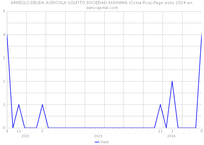 ARREGLO DEUDA AGRICOLA GOLFITO SOCIEDAD ANONIMA (Costa Rica) Page visits 2024 