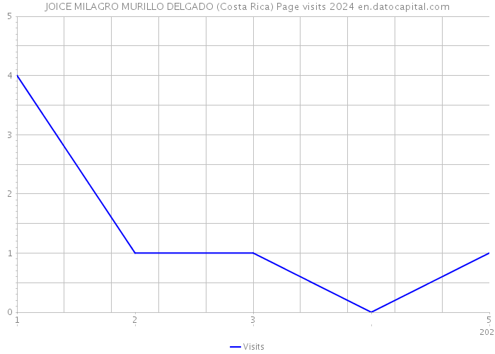 JOICE MILAGRO MURILLO DELGADO (Costa Rica) Page visits 2024 