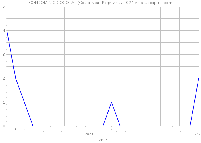 CONDOMINIO COCOTAL (Costa Rica) Page visits 2024 