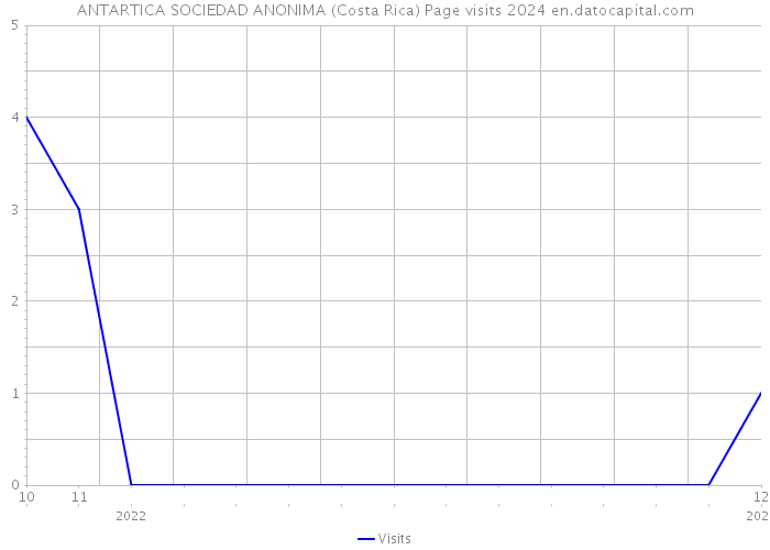 ANTARTICA SOCIEDAD ANONIMA (Costa Rica) Page visits 2024 