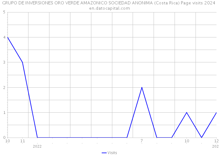 GRUPO DE INVERSIONES ORO VERDE AMAZONICO SOCIEDAD ANONIMA (Costa Rica) Page visits 2024 