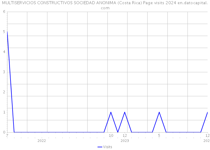 MULTISERVICIOS CONSTRUCTIVOS SOCIEDAD ANONIMA (Costa Rica) Page visits 2024 