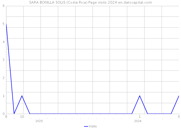 SARA BONILLA SOLIS (Costa Rica) Page visits 2024 