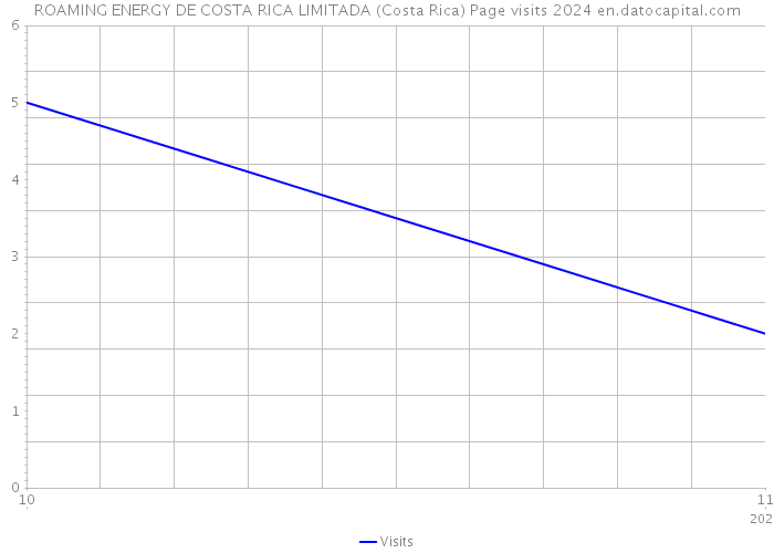 ROAMING ENERGY DE COSTA RICA LIMITADA (Costa Rica) Page visits 2024 