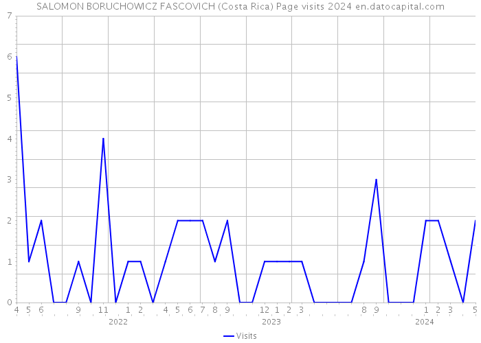 SALOMON BORUCHOWICZ FASCOVICH (Costa Rica) Page visits 2024 