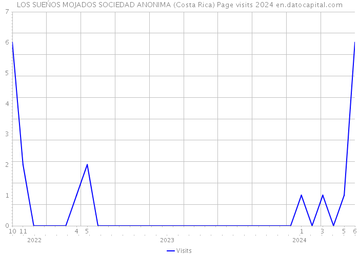 LOS SUEŃOS MOJADOS SOCIEDAD ANONIMA (Costa Rica) Page visits 2024 