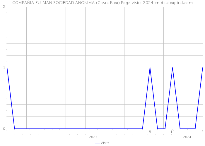 COMPAŃIA FULMAN SOCIEDAD ANONIMA (Costa Rica) Page visits 2024 