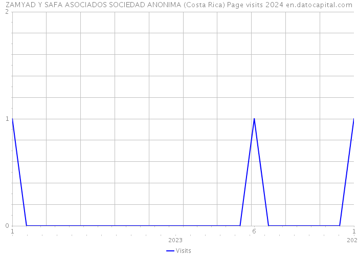 ZAMYAD Y SAFA ASOCIADOS SOCIEDAD ANONIMA (Costa Rica) Page visits 2024 