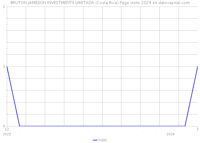 BRUTON JAMESON INVESTMENTS LIMITADA (Costa Rica) Page visits 2024 