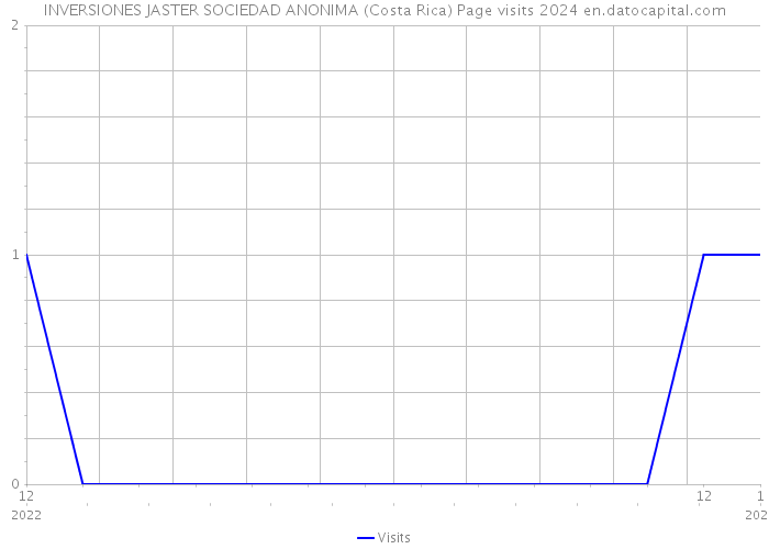 INVERSIONES JASTER SOCIEDAD ANONIMA (Costa Rica) Page visits 2024 