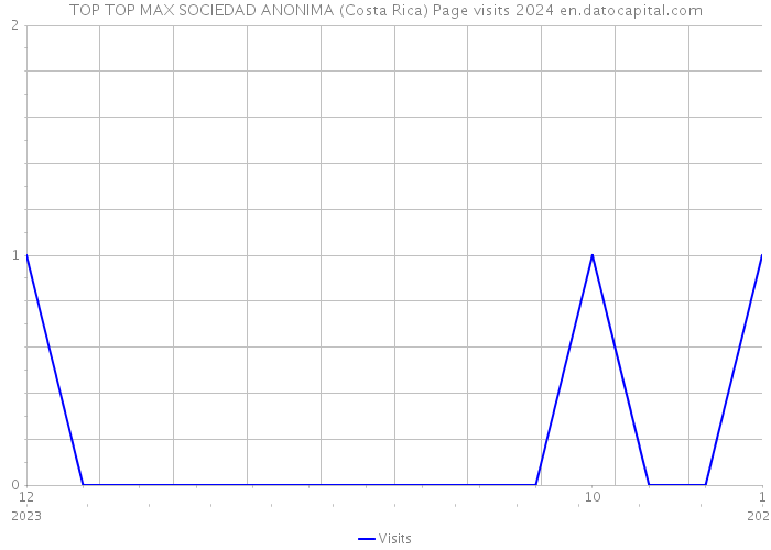 TOP TOP MAX SOCIEDAD ANONIMA (Costa Rica) Page visits 2024 