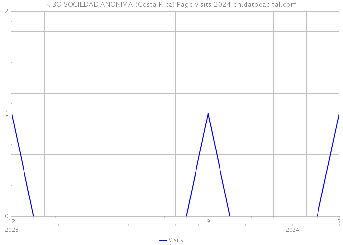 KIBO SOCIEDAD ANONIMA (Costa Rica) Page visits 2024 