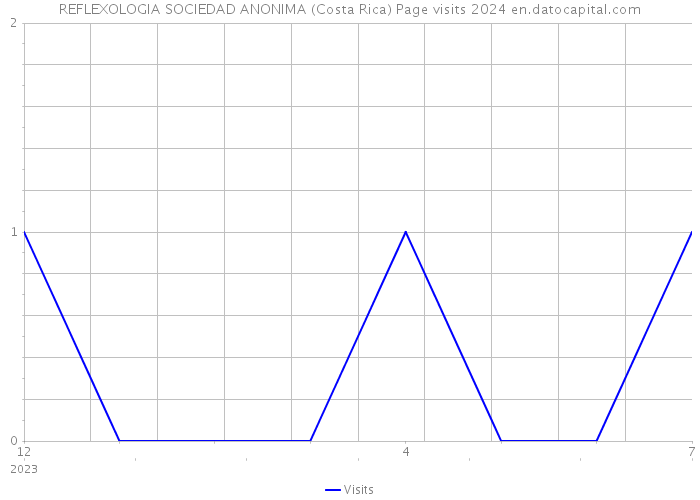 REFLEXOLOGIA SOCIEDAD ANONIMA (Costa Rica) Page visits 2024 