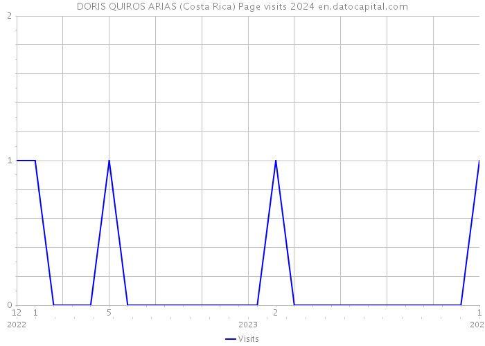 DORIS QUIROS ARIAS (Costa Rica) Page visits 2024 