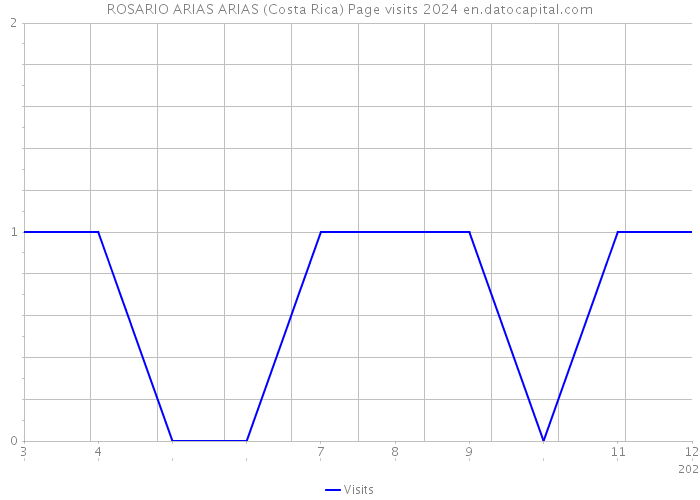 ROSARIO ARIAS ARIAS (Costa Rica) Page visits 2024 