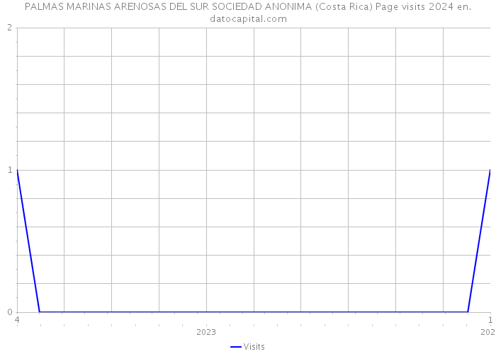 PALMAS MARINAS ARENOSAS DEL SUR SOCIEDAD ANONIMA (Costa Rica) Page visits 2024 