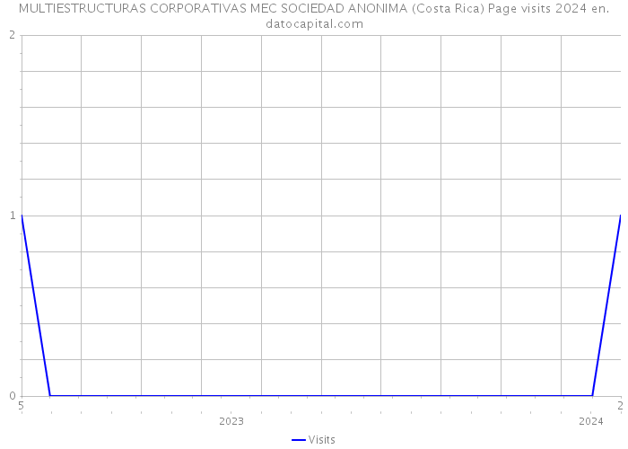 MULTIESTRUCTURAS CORPORATIVAS MEC SOCIEDAD ANONIMA (Costa Rica) Page visits 2024 