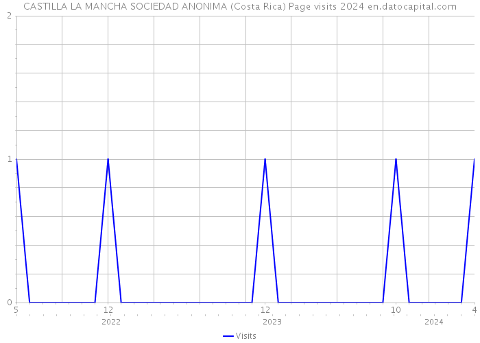 CASTILLA LA MANCHA SOCIEDAD ANONIMA (Costa Rica) Page visits 2024 