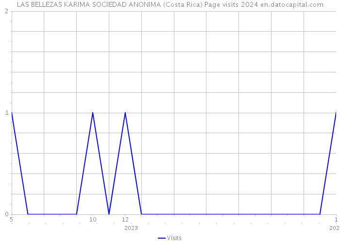 LAS BELLEZAS KARIMA SOCIEDAD ANONIMA (Costa Rica) Page visits 2024 