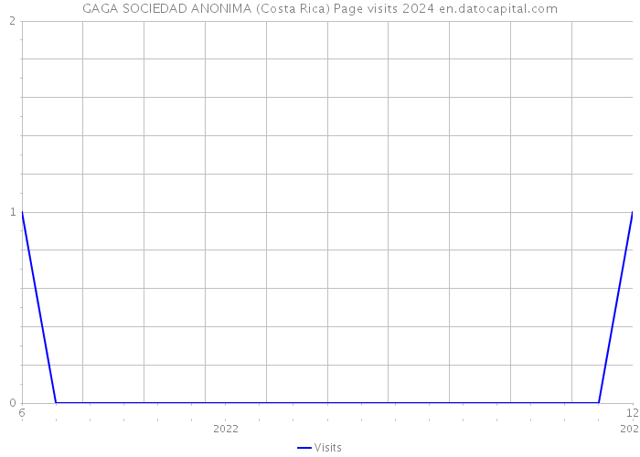 GAGA SOCIEDAD ANONIMA (Costa Rica) Page visits 2024 