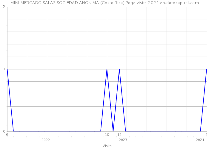 MINI MERCADO SALAS SOCIEDAD ANONIMA (Costa Rica) Page visits 2024 