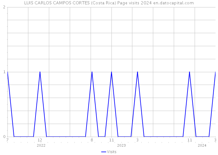LUIS CARLOS CAMPOS CORTES (Costa Rica) Page visits 2024 