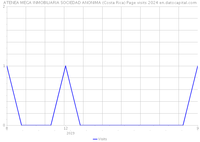 ATENEA MEGA INMOBILIARIA SOCIEDAD ANONIMA (Costa Rica) Page visits 2024 