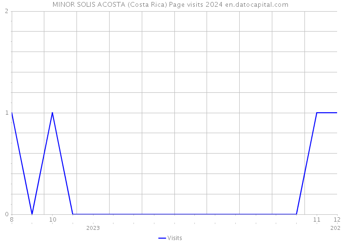 MINOR SOLIS ACOSTA (Costa Rica) Page visits 2024 