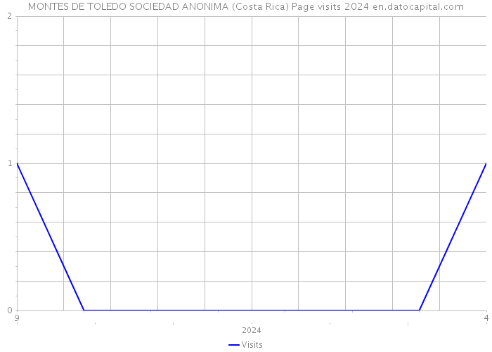 MONTES DE TOLEDO SOCIEDAD ANONIMA (Costa Rica) Page visits 2024 