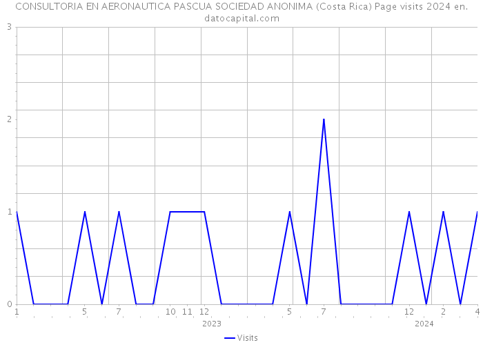 CONSULTORIA EN AERONAUTICA PASCUA SOCIEDAD ANONIMA (Costa Rica) Page visits 2024 