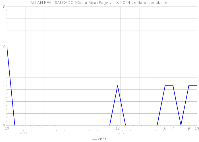 ALLAN REAL SALGADO (Costa Rica) Page visits 2024 