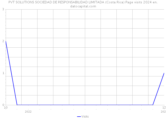 PVT SOLUTIONS SOCIEDAD DE RESPONSABILIDAD LIMITADA (Costa Rica) Page visits 2024 